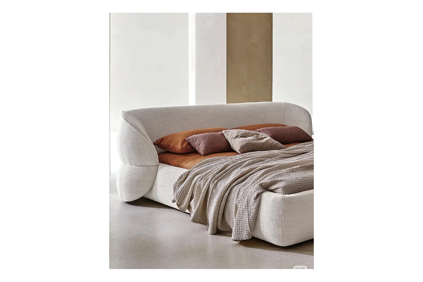 Custom bed model C202 from Foshan furniture manufacturer